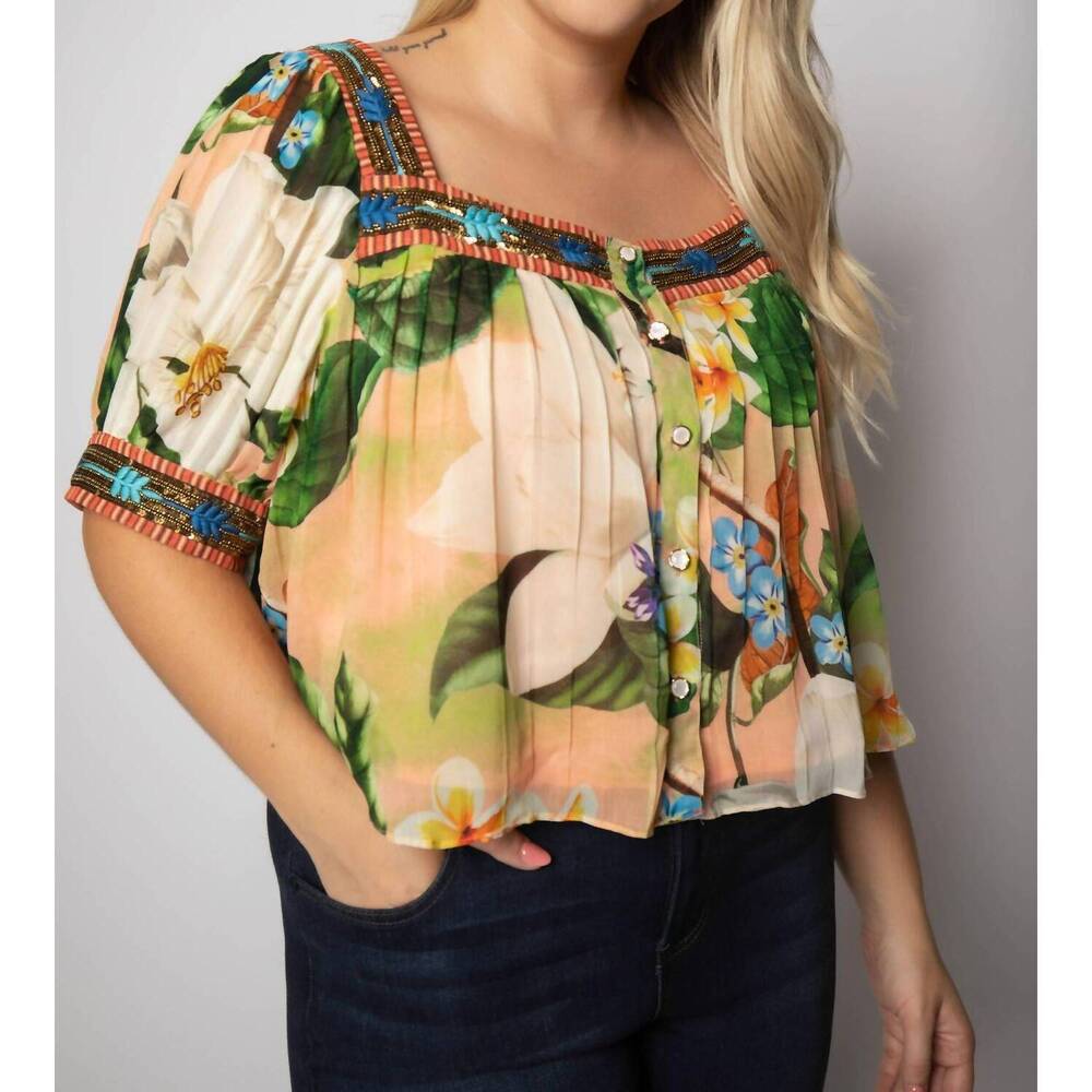 NEW VERB melody blouse in multi